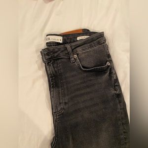 Zara grey high waisted jeans